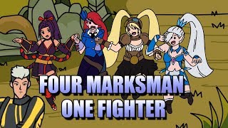 CHOU AND THE FOUR MARKSMAN ANIMATION  HOW TO WIN IN RANKED GAMES [upl. by Marguerita]