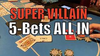 We Have SUPER VILLAIN Completely CRUSHED BIIGGG 5Bet ALL IN Pot Poker Vlog Ep 286 [upl. by Knowle]