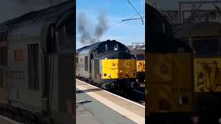 37884 Roars out of Crewe [upl. by Tipton]