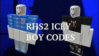 RHS2 BOY ICEY CODES🥶 SHIRTPANTS [upl. by Melli201]