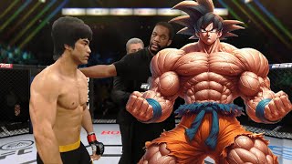 UFC 4  Bruce Lee vs Gokuu Son EA Sports UFC 4 [upl. by Giglio]