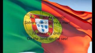 Portuguese National Anthem  quotA Portuguesaquot PTEN [upl. by Sarchet673]