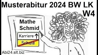 Das Musterabitur 2024 Baden Württemberg Pflichtteil W4 orthogonale Gerade  Mathe Schmid [upl. by Kra]