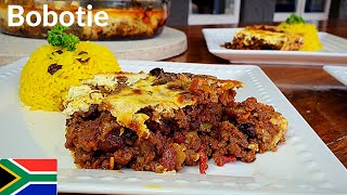 Bobotie  a Traditional South African Dish  Xman amp Co [upl. by Oiril]