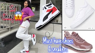 I got 20000 worth shoes for Rs6000 😱 Myntra footwear haul white sneakers shoes Must have shoes [upl. by Manoop570]