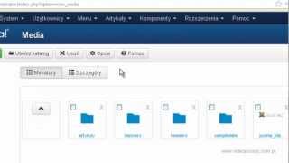 4 kurs joomla 3 0 wstawianie grafiki plu opcje indywidualne artykułu [upl. by Toffic]