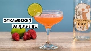 Strawberry Daiquiri 2  Tipsy Bartender [upl. by Iron142]