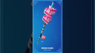 Fortnite Pickaxe  Birthday Basher  Rare ⛏ [upl. by Aliekahs]