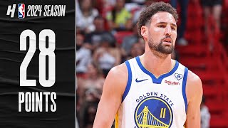 Klay Thompson is BACK 28 PTS amp 6 THREES vs Heat 🔥 FULL Highlights [upl. by Annid412]