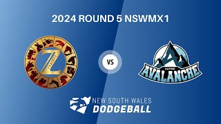 2024 NSWDL R5 Mixed Div 1 Alpine Avalanche vs Zetland Zodiacs [upl. by Atsev]