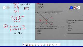 Exercícios de Interseção entre duas retas para 3ª Série [upl. by Eiclek]