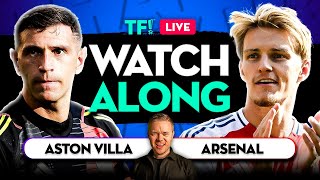 ASTON VILLA vs ARSENAL LIVE with Mark Goldbridge [upl. by Namso]