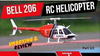 RC ERA C138 Bell206 RC Helicopter Unboxing Video  part 12 [upl. by Annovy]