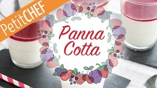 Receta Panna Cotta con coulis de frambuesa Petitchefes paso a paso [upl. by Eiraminot]