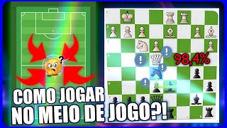 REVELANDO COMO JOGAR NO MEIO JOGO DO XADREZ [upl. by Recha]