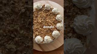 Recept na narozeninový ořechový dort v komentářích 🎂 dort cake recept recepty narozeniny [upl. by Ari]