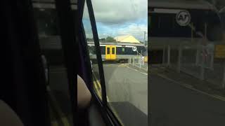 Corbans Estate Level Crossing in Henderson Auckland [upl. by Rahmann788]