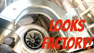 How To TURBO An E46 Spa Turbo Manifold Install and Engine Mount [upl. by Andria]