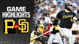 Pirates vs Padres Game Highlights 81224  MLB Highlights [upl. by Atal]