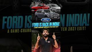 അങ്ങനെ Ford തിരിച്ചെത്തുന്നു 😍 ford shorts [upl. by Notlef]