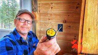 Simple Solar Setup Using a Power Station in an Off Grid Cabin Ep 40 [upl. by Amada]