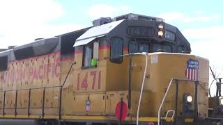 UPY GP402 1471 Switching Cars In El Paso Texas 31924 Fouled K3LA Alert [upl. by Engvall]