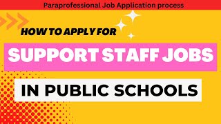 How to apply for substitute teacher  paraprofessional Jobs in Texas Public schools stepbystep [upl. by Annoled]