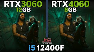 RTX 3060 vs RTX 4060  i5 12400F  Tested in 17 games [upl. by Lekym]