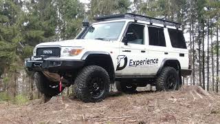 Toyota Land Cruiser GRJ76 quotBlack Seriesquot Mod 2021 Walkaround Offroad Driving 4x4 [upl. by Trask]