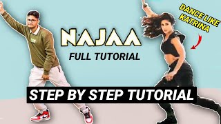 Najaa EASY TUTORIAL STEP BY STEP EXPLANATION Original Choreography Tutorial [upl. by Marsh872]