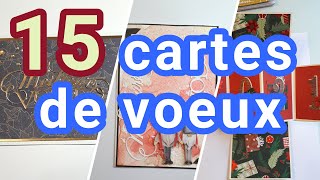 15 cartes de voeux différentes [upl. by Laerdna]