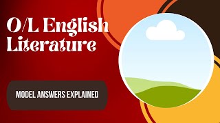 GCEOL EnglishLiterature  ModelAnswers [upl. by Swirsky976]