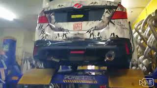 Bezza full S Steel Pipe twin MUffler Sflow nice sound 👍👍👍 [upl. by Moitoso]