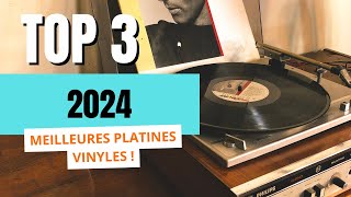 TOP 3 des meilleures platines vinyles en 2024 [upl. by Enrobyalc696]