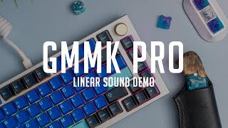 GMMK Pro Sound Test  Banana Split Switches w PC Plate [upl. by Glynas]