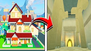 Secret Temple Room Hidden In The New House In Roblox Livetopia [upl. by Notfilc]