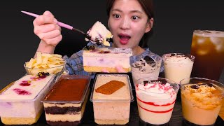 🍰Tiramisu😍세상 모든 티라미수를 모아왔어요 하치인다🥰 Oreo Blueberry Lotus Strawberry tiramisu cake Mukbang [upl. by Nolad]