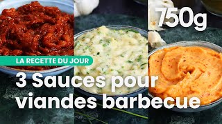 3 recettes de sauces pour viandes et barbecues Samouraï Tartare et BBQ  750g [upl. by Alemak]