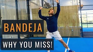 How to DEAL with LOBS Bandeja padel [upl. by Naujed]