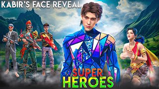 SUPER HEROES  Kabirs Face Reveal  Part 4  Free Fire Story  mrnefgamer [upl. by Enowtna]