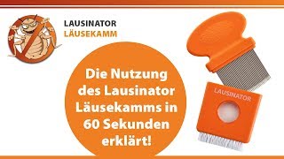 Kopfläuse Das Anleitungsvideo zum Lausinator Läusekamm [upl. by Nerrag]