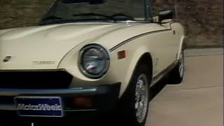 MotorWeek  Retro Review 82 Fiat Spider Turbo [upl. by Pernell580]