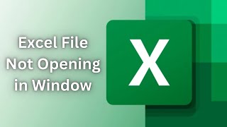 Fix Microsoft Excel Is Not Responding Starting Or Opening On Windows 11 [upl. by Tani]