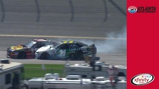 Ty Dillon gets sideways collects Koch [upl. by Aciruam]