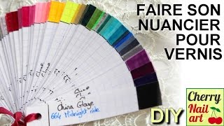 DIY Faire un nuancier vernis a ongles [upl. by Ahtaga]