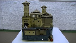 Lego Huge Jabbas Palace Custom Build [upl. by Eads]