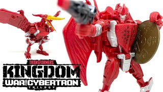 Transformers Kingdom Golden Disk Collection TERRORSAUR Review [upl. by Giuliana]