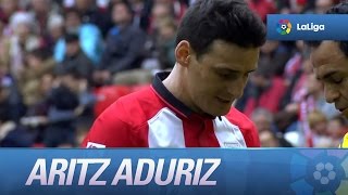 Lanzamiento de penalti de Aduriz al palo [upl. by Appleton]