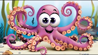 🐙 Little Octopus Dance  Fun Song for Kids [upl. by Eiclehc415]