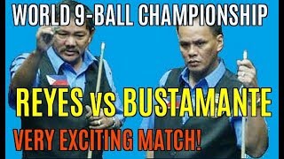 EFREN REYES vs BUSTAMANTE World 9Ball Championship [upl. by Winthrop140]